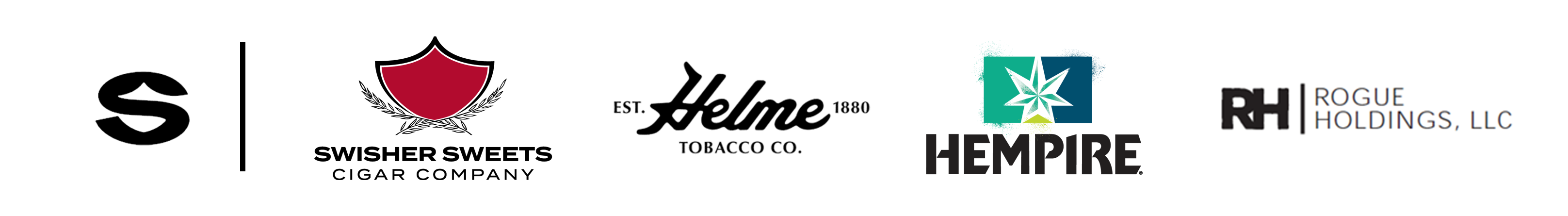 Swisher International and brand logos